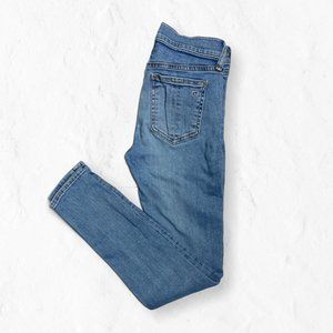 rag & bone Mid-rise ankle skinny nelly wash 25